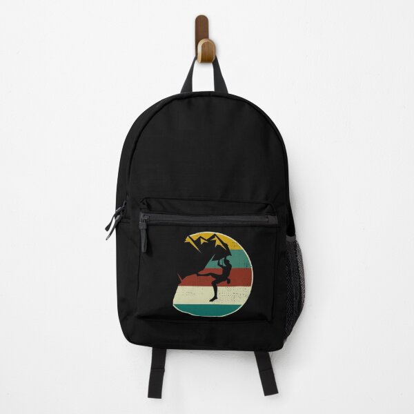 Item preview, Rock Climbing Bouldering Climber Vintage Retro Sunset designed and sold by CuteDesigns1.
