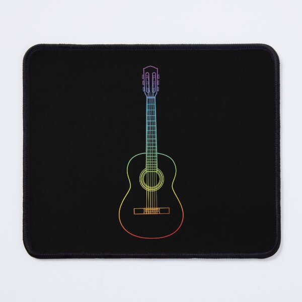 Item preview, Classical Acoustic Guitar Colorful Outline designed and sold by nightsworthy.