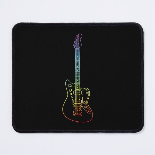 Item preview, Offset Style Electric Guitar Colorful Outline designed and sold by nightsworthy.