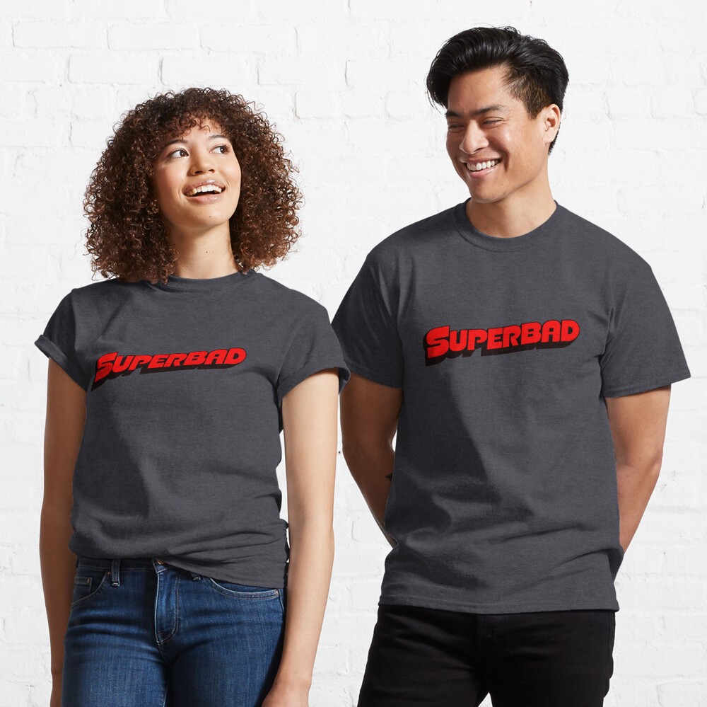 superbad train scene t shirt