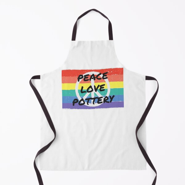 Item preview, Peace. Love. Pottery designed and sold by TheGreenGoat.