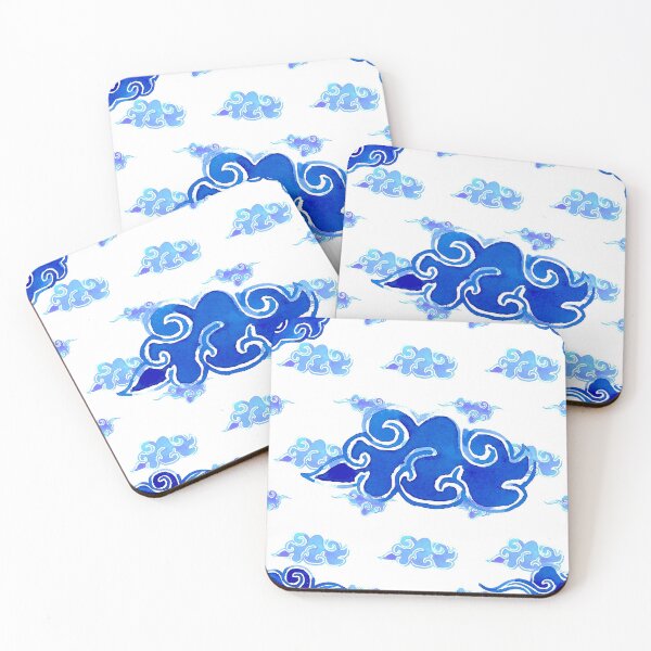 Item preview, oriental clouds pattern designed and sold by AnnaBaldon.