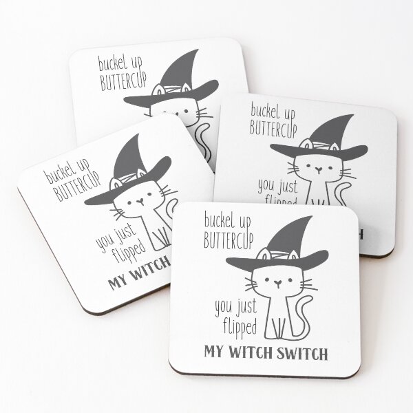 Item preview, buckel up buttercup, you just flipped my witch switch designed and sold by KucingLucu.