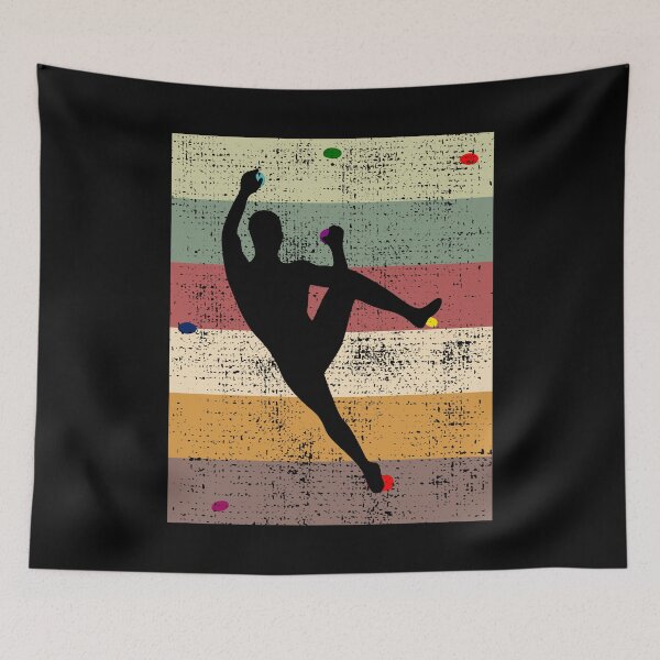 Item preview, Rock Climbing Indoor Wall Climb Bouldering Climber Vintage Retro  designed and sold by CuteDesigns1.