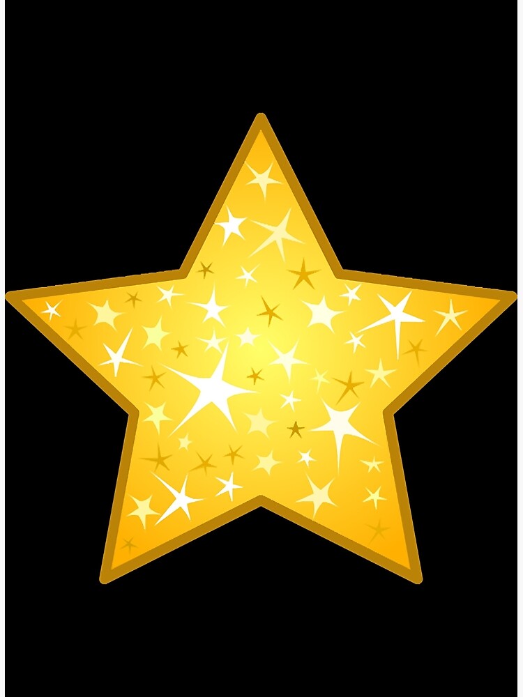 Sparkling Gold Star