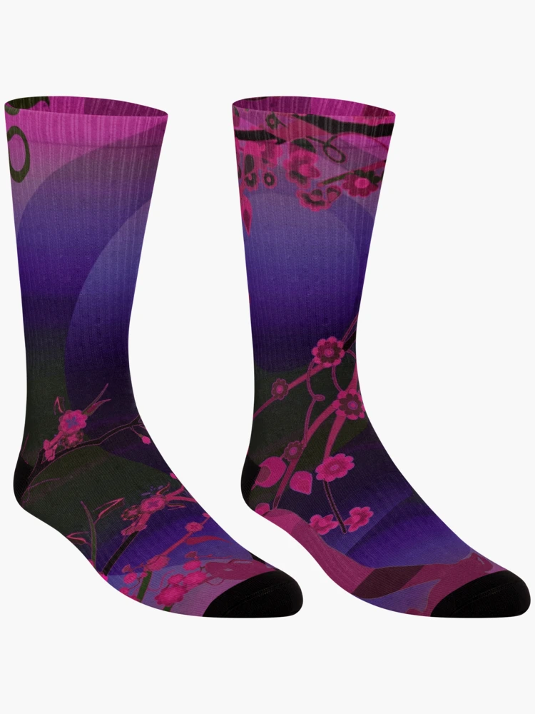 Thumbnail 3 of 5, Socks, Time To Reflect designed and sold by Elizabeth Austin-Craig.