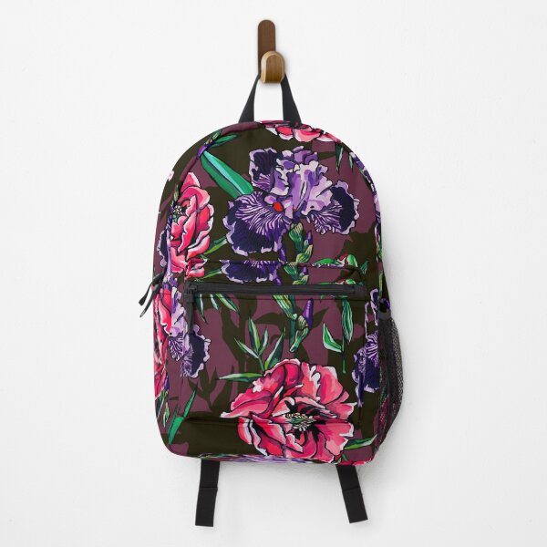 Item preview, Fields of Iris in Mulberry Hues designed and sold by ariellemorris.