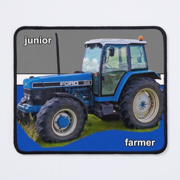 Item preview, junior farmer blue tractor designed and sold by Millysuewood.
