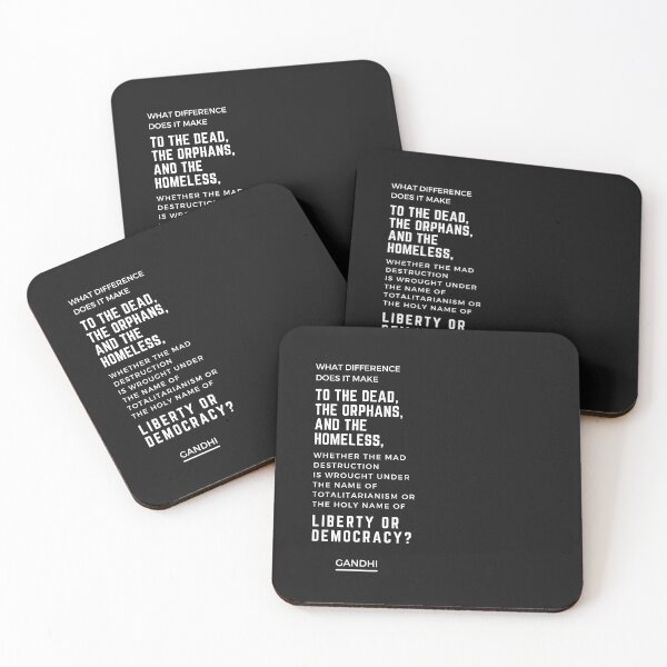 Item preview, Non Violence - Peace And Human Rights - Mahatma Gandhi designed and sold by The Red Nox.