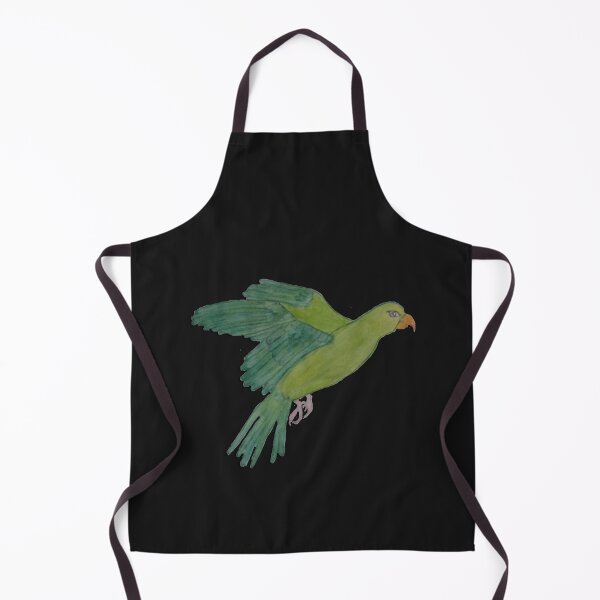 Item preview, Flying green Parakeet designed and sold by BlueArRecords.