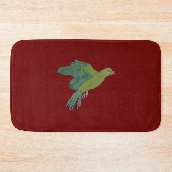 Item preview, Flying green Parakeet designed and sold by BlueArRecords.
