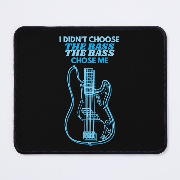 Item preview, I Didn't Choose The Bass P-Style Bass Guitar Body Outline designed and sold by nightsworthy.