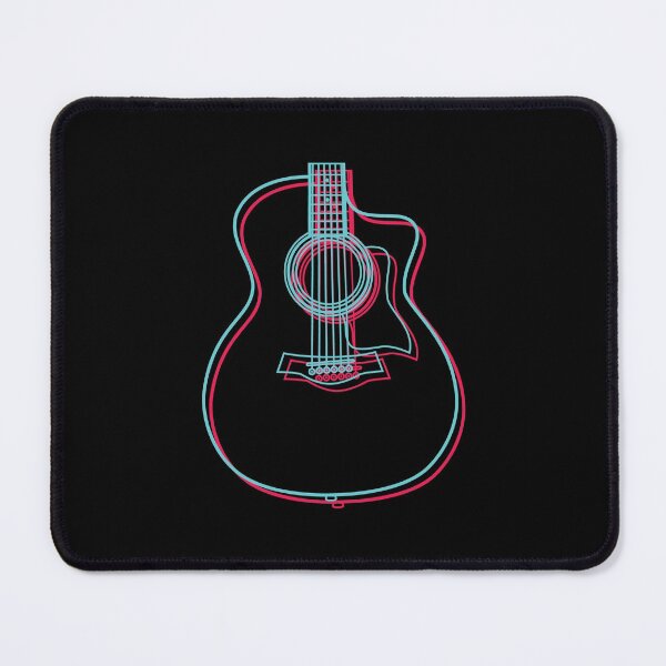 Item preview, 3D Auditorium Style Acoustic Guitar Body Outline designed and sold by nightsworthy.