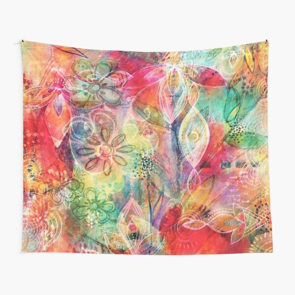 Summer Floral Dreams Tapestry