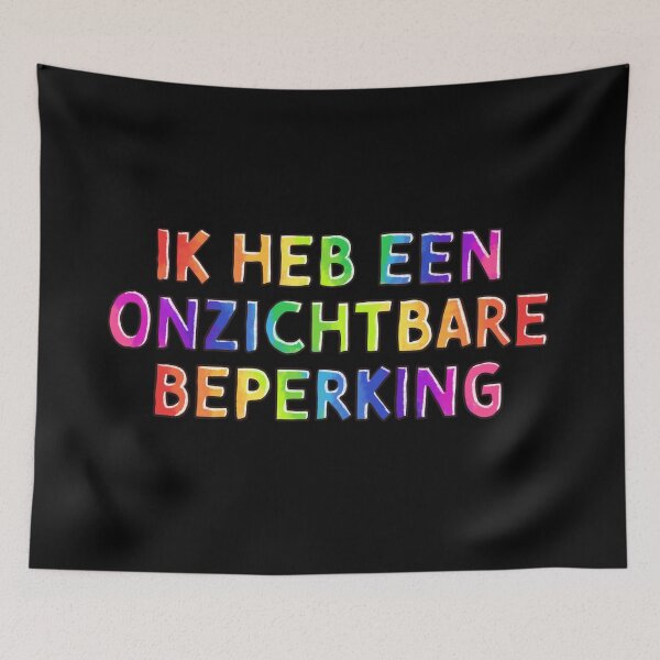 Item preview, Ik heb een onzichtbare beperking - Zwart designed and sold by NeuroElfje.