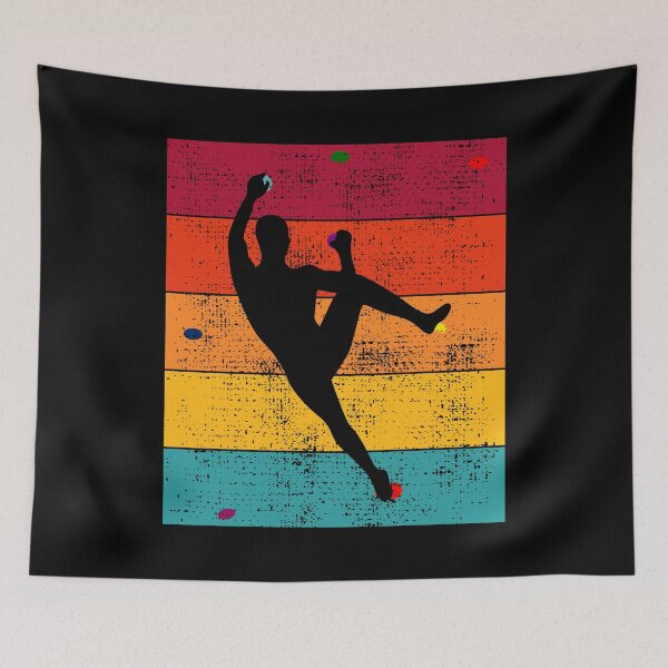 Item preview, Rock Climbing Indoor Wall Climb Bouldering Climber Vintage Retro  designed and sold by CuteDesigns1.
