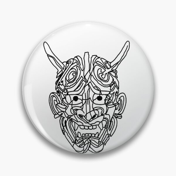 Item preview, Oni mask designed and sold by FinucanesFinest.