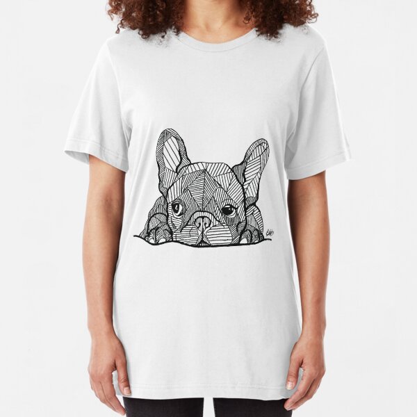 French Bulldog Puppy Slim Fit T-Shirt