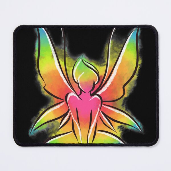 NeuroElfje Zwart Mouse Pad