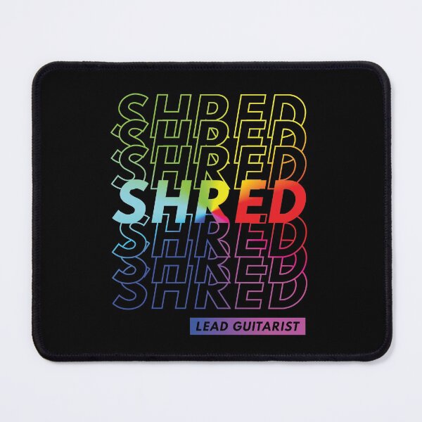 Item preview, Shred Lead Guitarist Repeated Text Colorful Gradient designed and sold by nightsworthy.