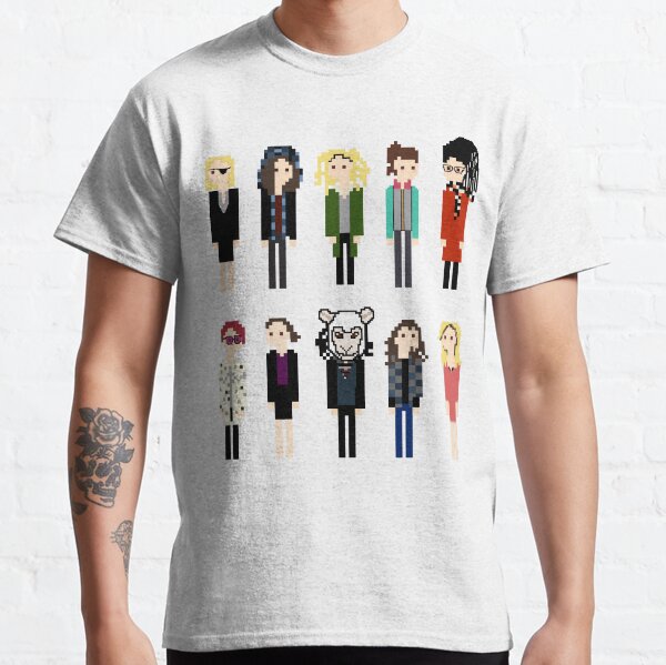 Orphan Black Pixel Clones Classic T-Shirt
