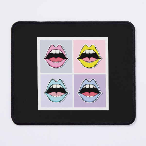 Item preview, Loud mouth pop art pattern designed and sold by BlueArRecords.