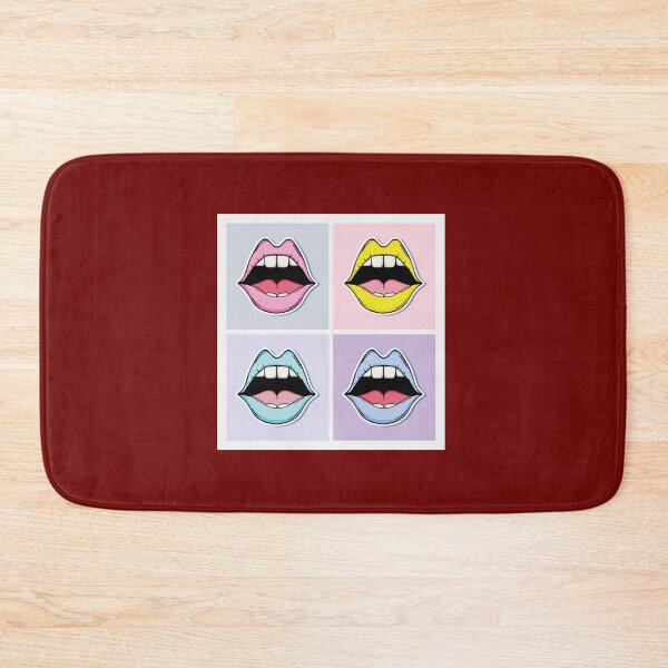 Item preview, Loud mouth pop art pattern designed and sold by BlueArRecords.
