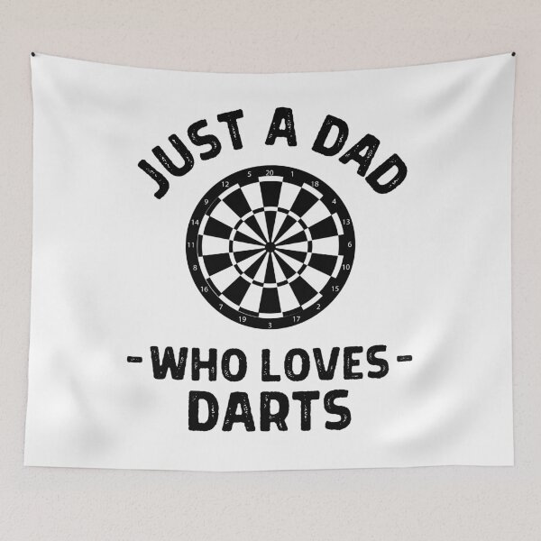 Item preview, Just a dad who loves darts designed and sold by TheGreenGoat.