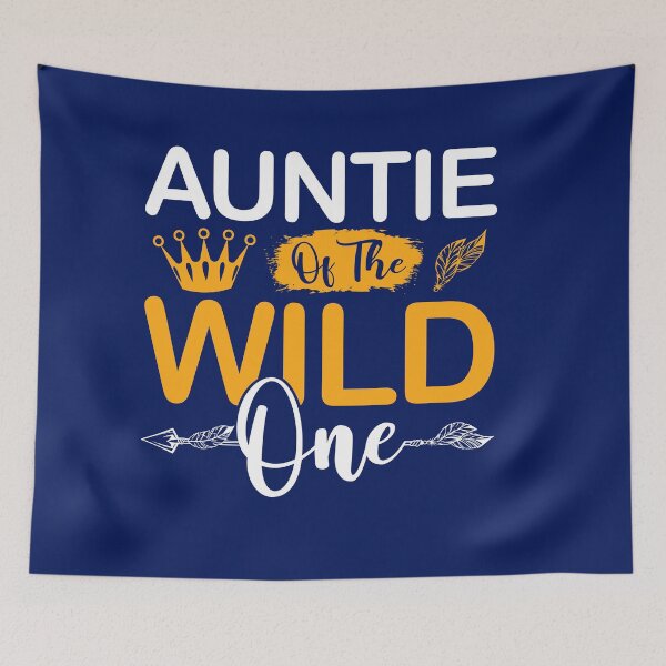 Item preview, Auntie of The Wild One Girl Birthday Matching Family Party designed and sold by TrenddyArts.