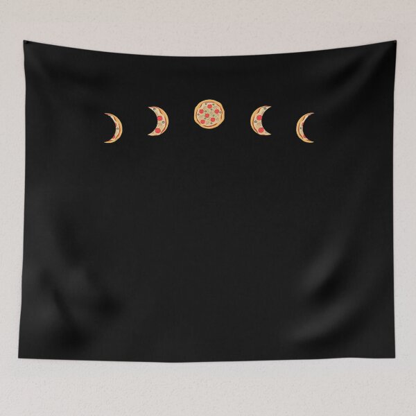 Item preview, Pizza moon moon phases | Fast food designed and sold by BananaKivi.