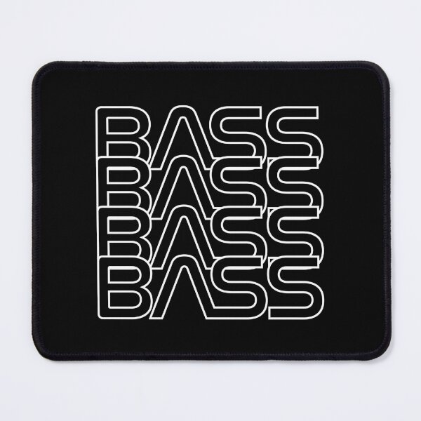 Item preview, Bass Repeated Text Dark Theme designed and sold by nightsworthy.