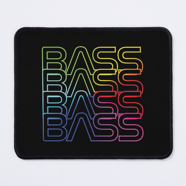Item preview, Bass Repeated Text Colorful designed and sold by nightsworthy.