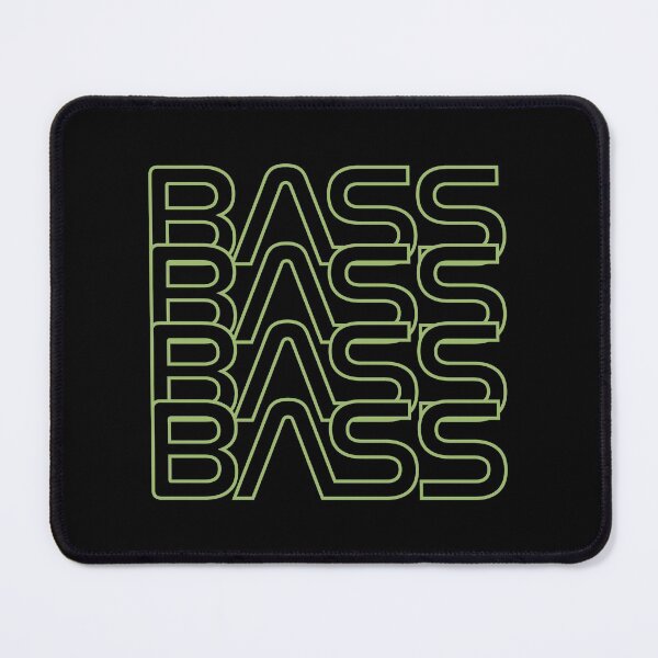 Item preview, Bass Repeated Text Yellow Green designed and sold by nightsworthy.