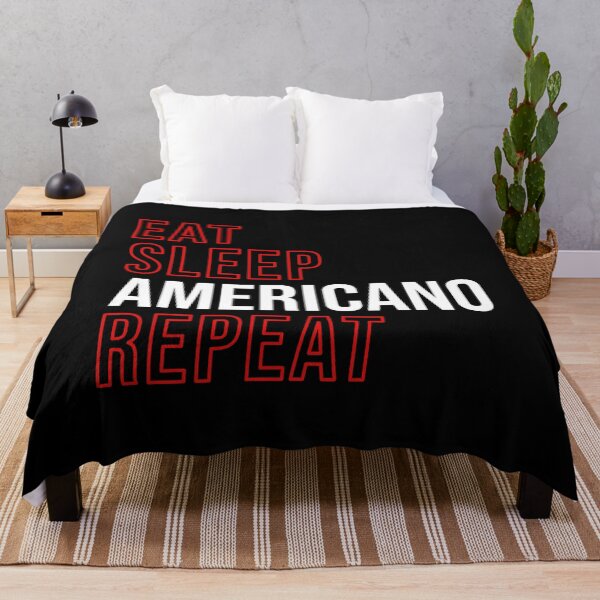 Item preview, Eat Sleep Americano Repeat designed and sold by AllInCoffee.
