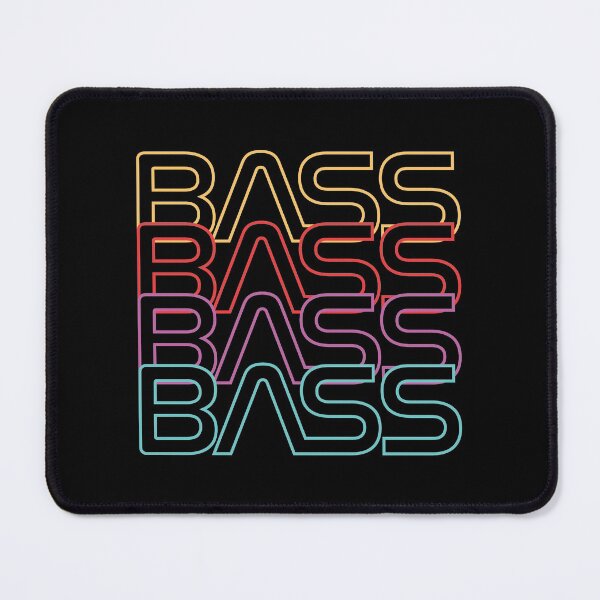 Item preview, Bass Neon Colors Repeated Text designed and sold by nightsworthy.