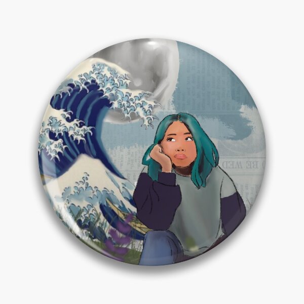 Item preview, The Great Wave Collage designed and sold by maddison bennetts.