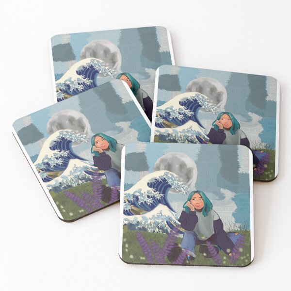 Item preview, The Great Wave Collage designed and sold by maddison bennetts.