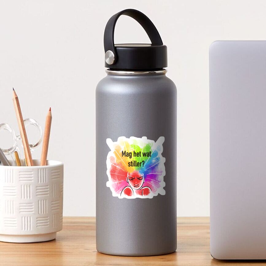 Mag het wat stiller? Sticker