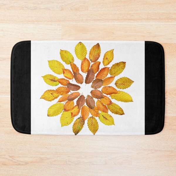 Item preview, Autumn Leaves Mandala - Hornbeam designed and sold by Micro-cosmic.