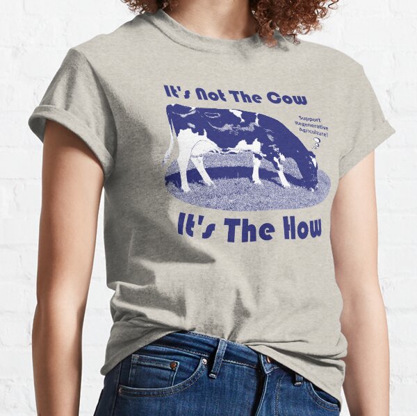 Aperçu de l'œuvre Ce n'est pas la vache, c'est le comment de l'agriculture régénérative créée et vendue par Esskay Designs.