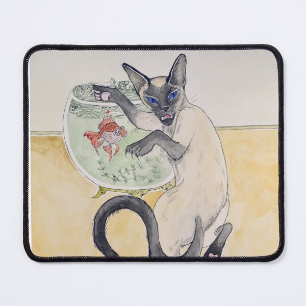 Item preview, Siamese Cat Art - Watercolor Animal - Siamese Cat Painting - Chinese Cat Art - Aquarelle Siamois Chat - Dessin Animaux - Watercolor Painting designed and sold by ArtProvocation.