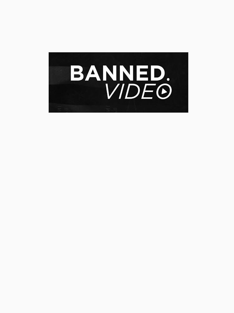 Infowars Alex Jones Banned Dot Video T Shirt For Sale By Fibre30 Redbubble Banned Dot 