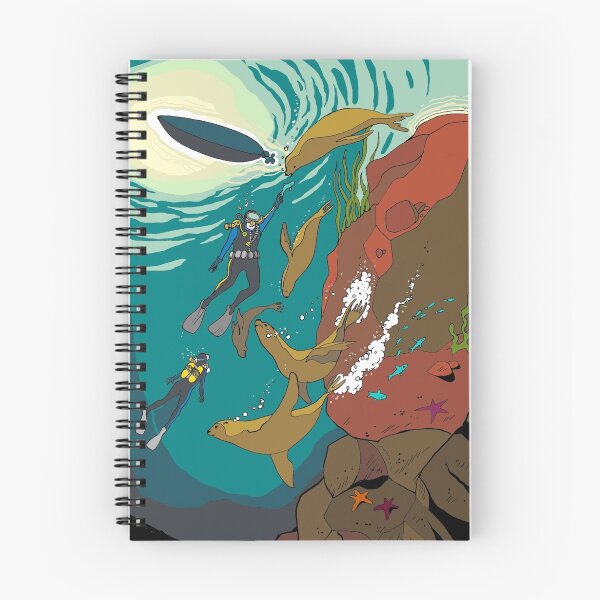 Item preview, Diving on the West Coast designed and sold by BalbinaStudio.