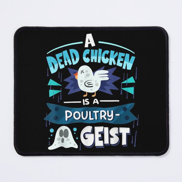 Item preview,  Dead Chicken Poultry Geist Halloween Ghost Puns designed and sold by luisweber.