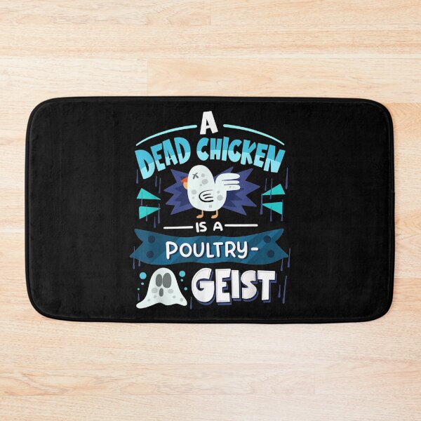 Item preview,  Dead Chicken Poultry Geist Halloween Ghost Puns designed and sold by luisweber.