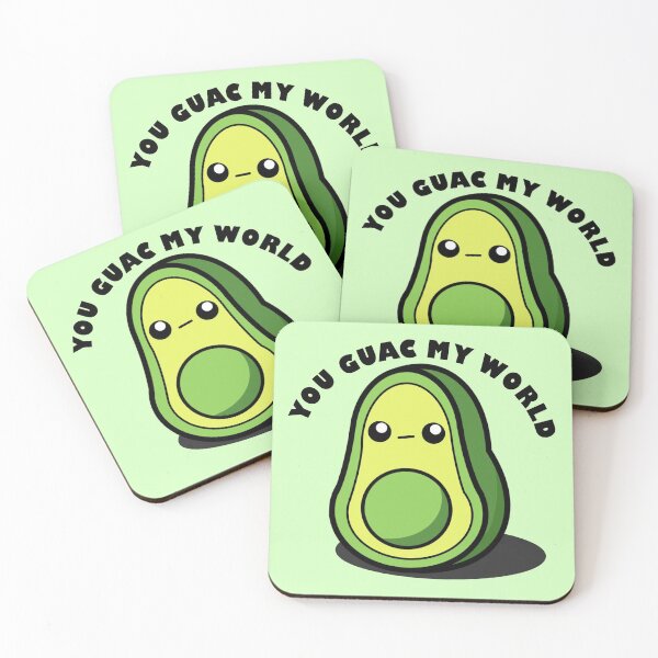 Item preview, Cute Cartoon Avocado || Kawai || You guac my world  designed and sold by cookingwithten.