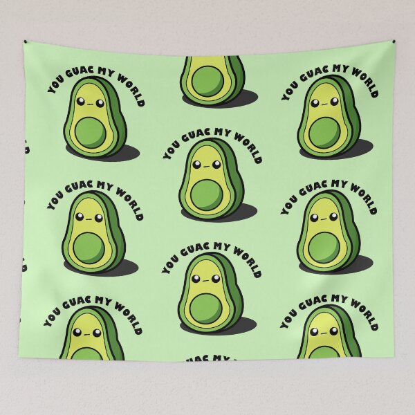 Item preview, Cute Cartoon Avocado || Kawai || You guac my world  designed and sold by cookingwithten.