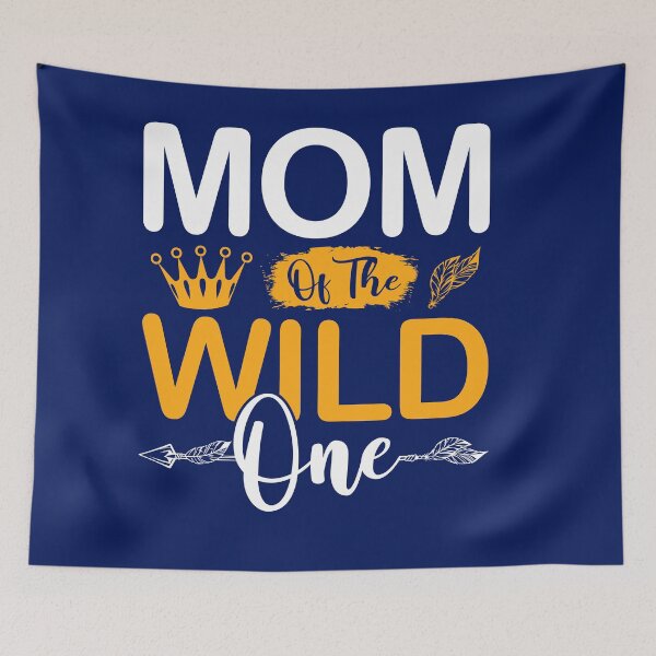Item preview, Mom of The Wild One Girl Birthday Matching Family Party designed and sold by TrenddyArts.