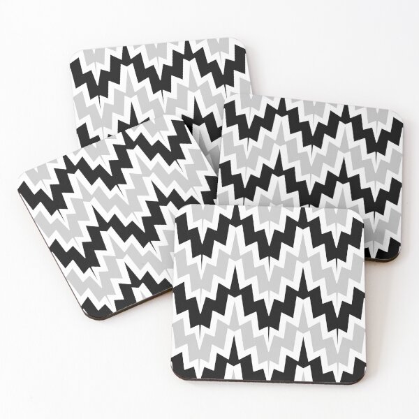 Artikelvorschau, Abstraktes geometrisches Muster - grau, schwarz und weiß. entworfen und verkauft von K.S ART.
