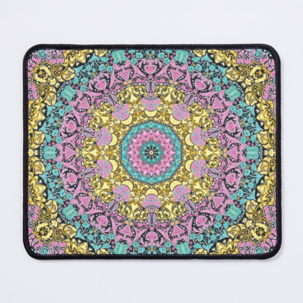 Item preview, Mandala Mushroom Summer Colors designed and sold by Natalie Viola .